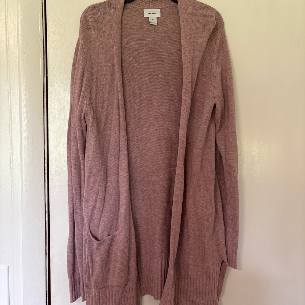 Cozy Pink Cardigan Sweater